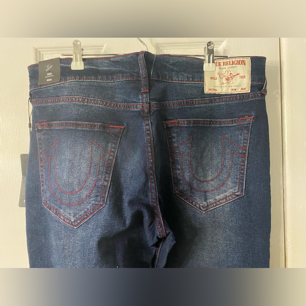 True Religion Geno SN Slim Jeans 34x32 - Picture 10 of 13